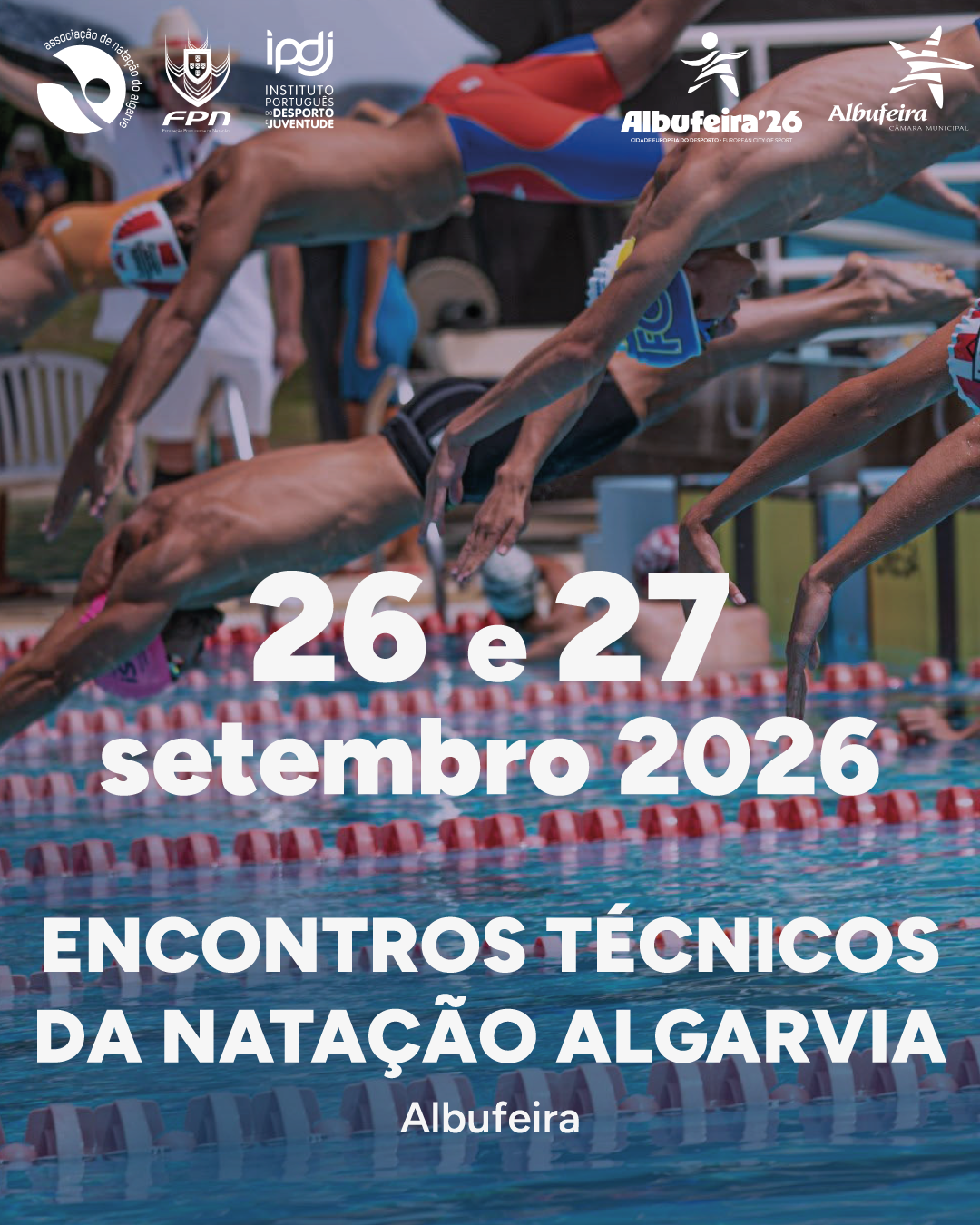 Albufeira recebe ação de formação acreditada sobre tecnologia aplicada ao treino da natação