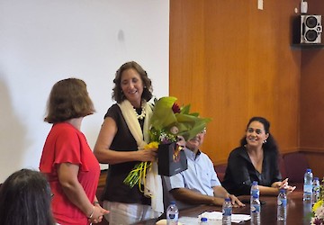 Município de Aljezur felicita a Professora Maria de Fátima Pereira Baptista pela sua tomada de posse como Directora do Agrupamento de Escolas Professora Piedade Matoso