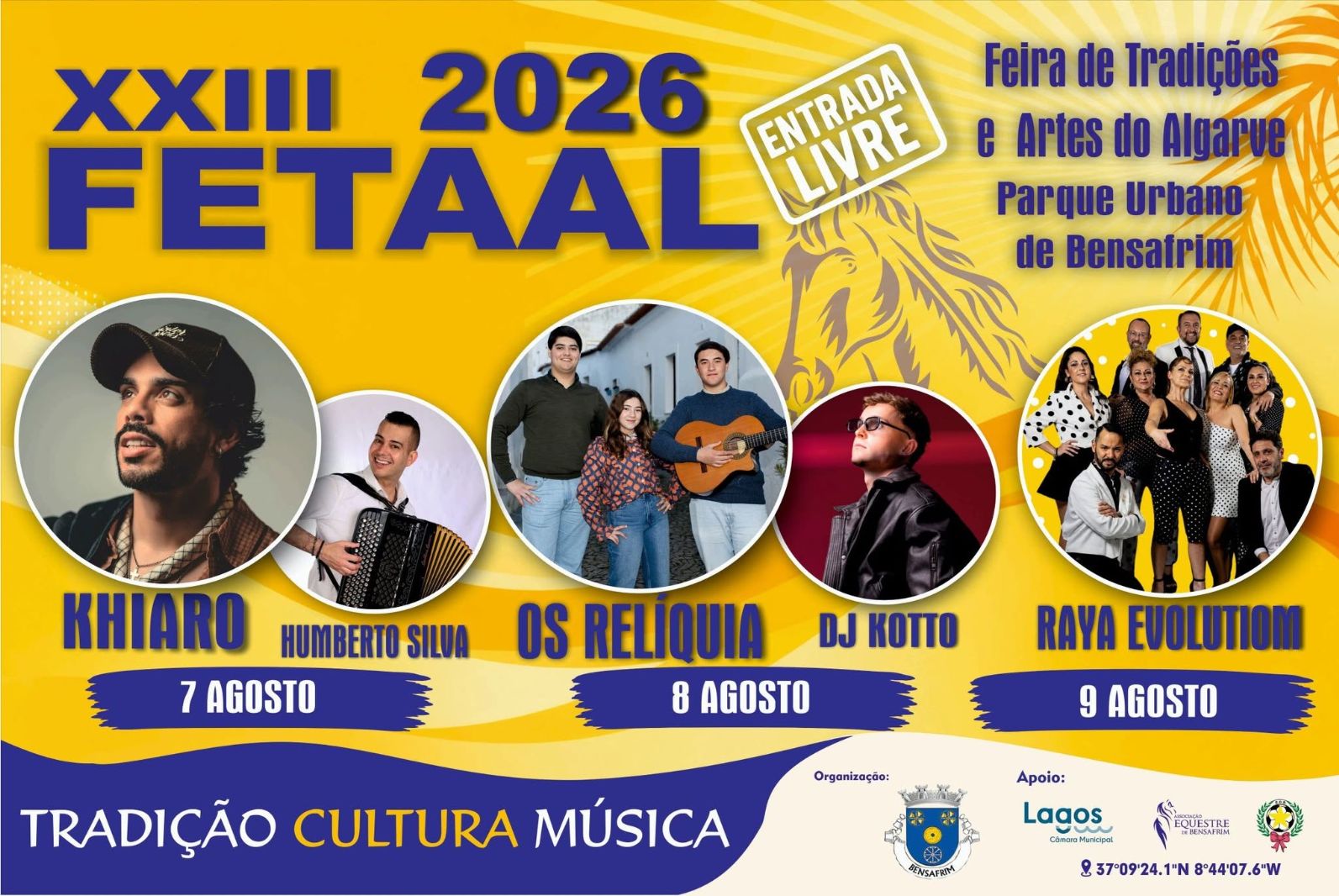 Programa completo da 23ª Feira de Tradições e Artes do Algarve - FETAAL