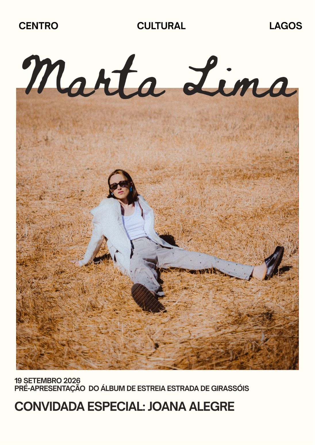 Marta Lima anuncia concerto no Centro Cultural de Lagos