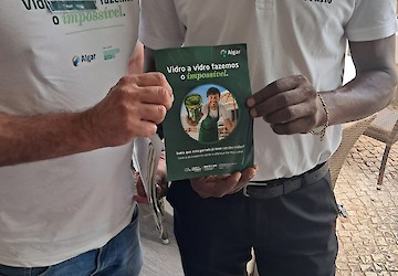 Algar e Plataforma Vidro+ promovem campanha de sensibilização junto do comércio e restauração do Algarve
