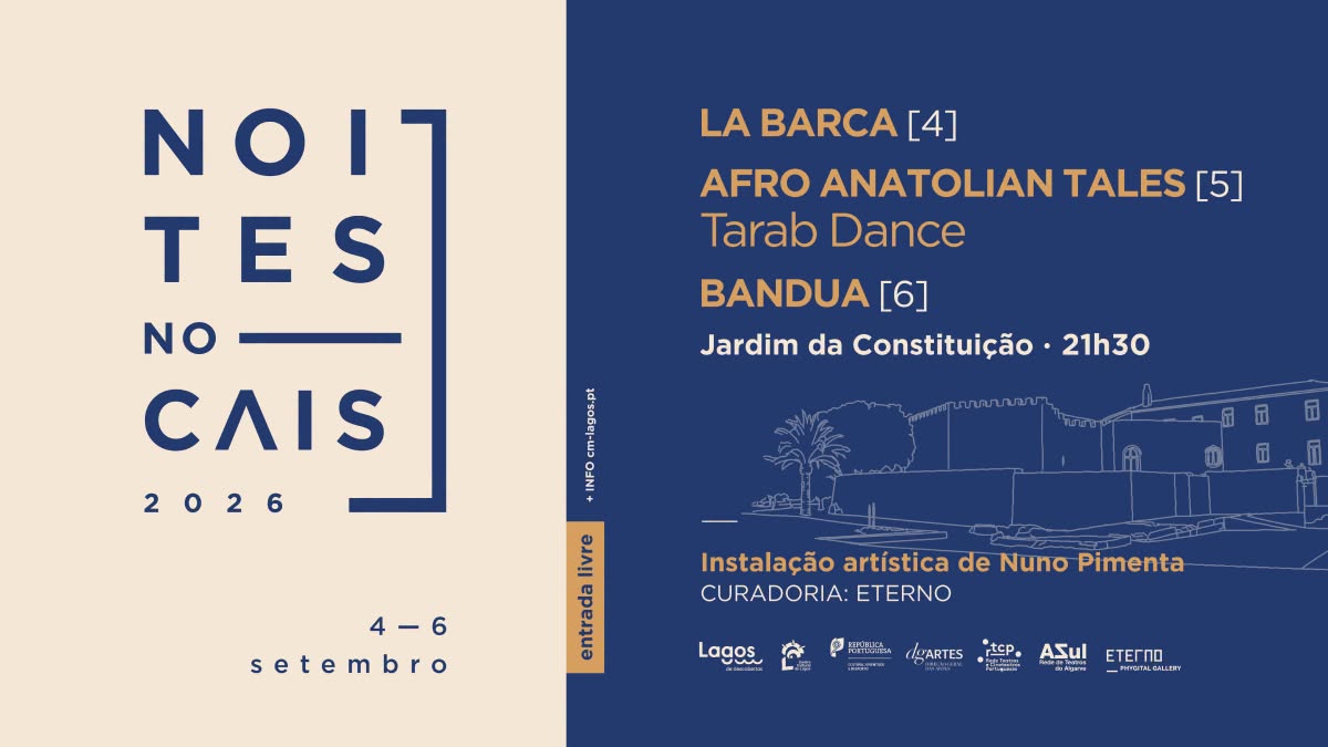 Noites no Cais regressam a Lagos com três noites de música, arte e encontros entre culturas
