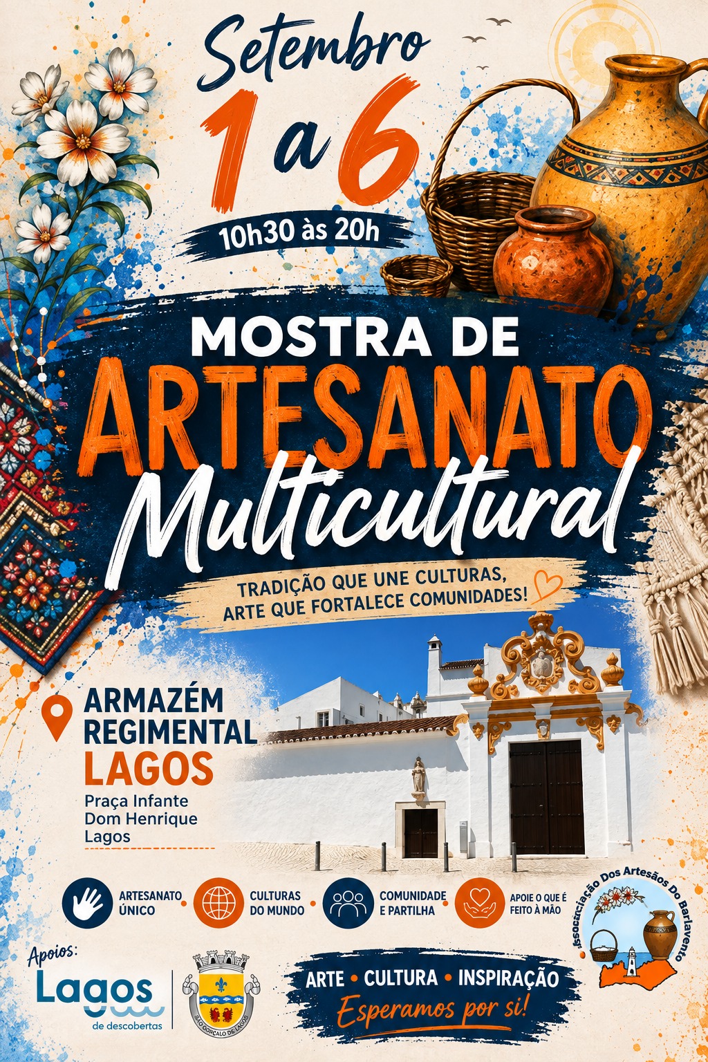 Mostra de Artesanato Multicultural em Lagos