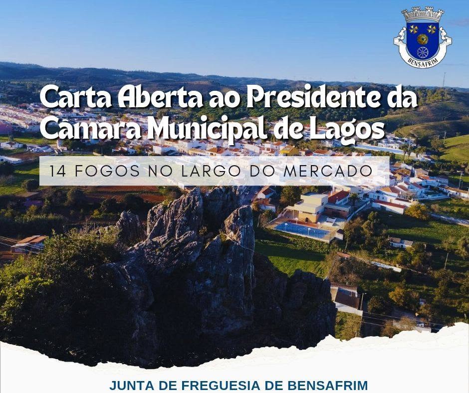 Carta aberta ao presidente da Câmara Municipal de Lagos