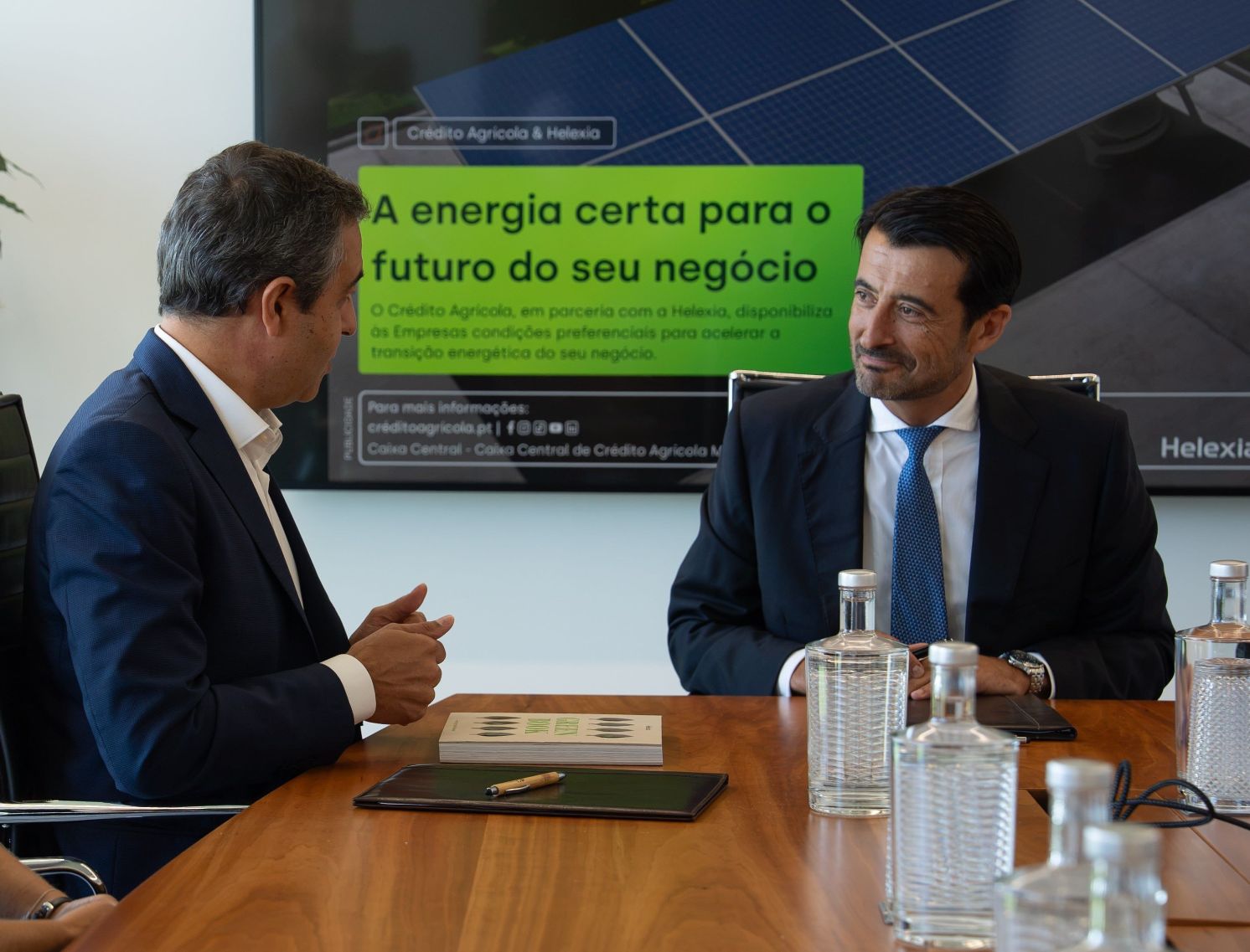 Crédito Agrícola e Helexia com soluções para apoiar a transição energética das empresas