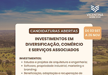 GAL Vicentina ADERE 2030: Novos apoios disponíveis no território