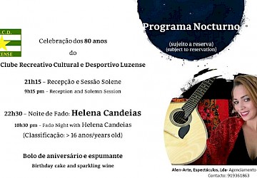 Celebração dos 80 anos do Clube Recreativo Cultural e Desportivo Luzense