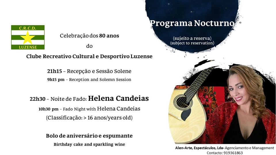 Celebração dos 80 anos do Clube Recreativo Cultural e Desportivo Luzense