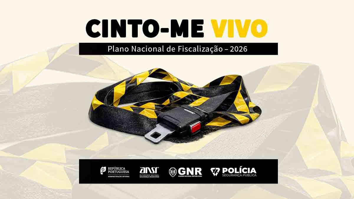 ANSR, GNR e PSP lançam campanha “Cinto-me Vivo”