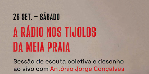 Meia Praia recebe sessão de escuta coletiva dos sons do 25 de Abril