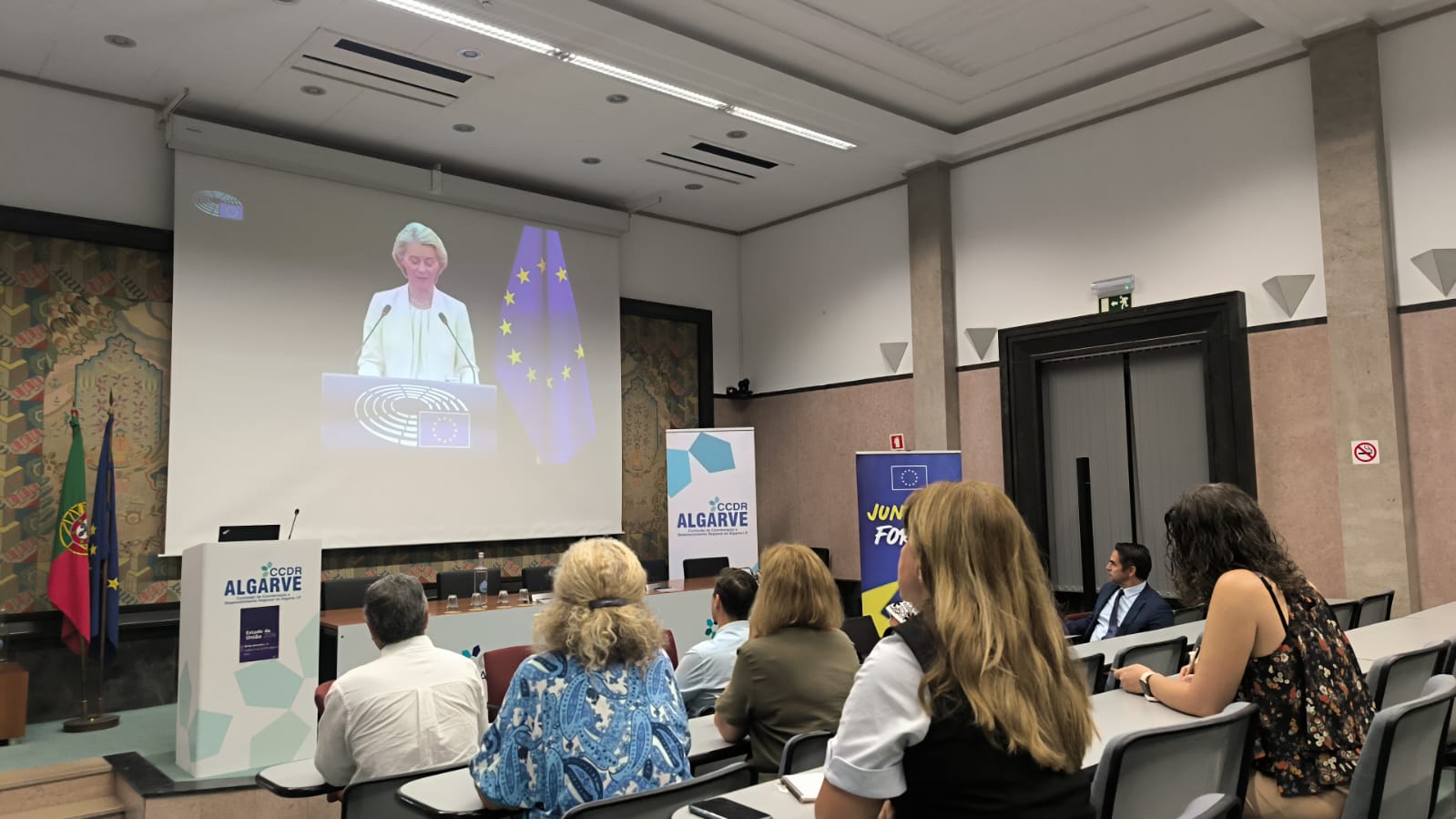Europe Direct Algarve promoveu sessão de visionamento do discurso sobre o Estado da União 2026 na CCDR Algarve
