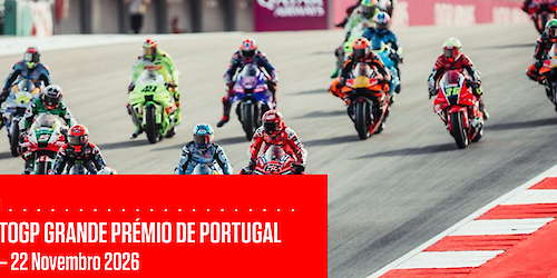 A Federação de Motociclismo de Portugal procura voluntários/as para o Grande Prémio de Portugal de MotoGP de 2026, no Autódromo Internacional do Algarve, em Portimão