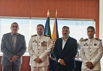 Novo Capitão do Porto de Lagos recebido na Câmara Municipal de Lagos