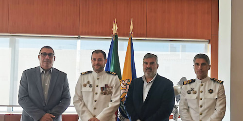 Novo Capitão do Porto de Lagos recebido na Câmara Municipal de Lagos