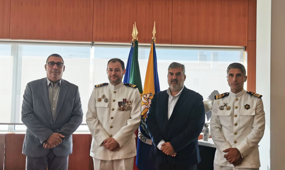 Novo Capitão do Porto de Lagos recebido na Câmara Municipal de Lagos