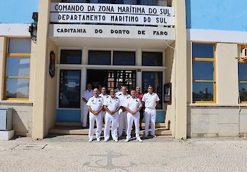 Director-Geral da Autoridade Marítima e Comandante-Geral da Polícia Marítima visita estruturas do Departamento Marítimo do Sul