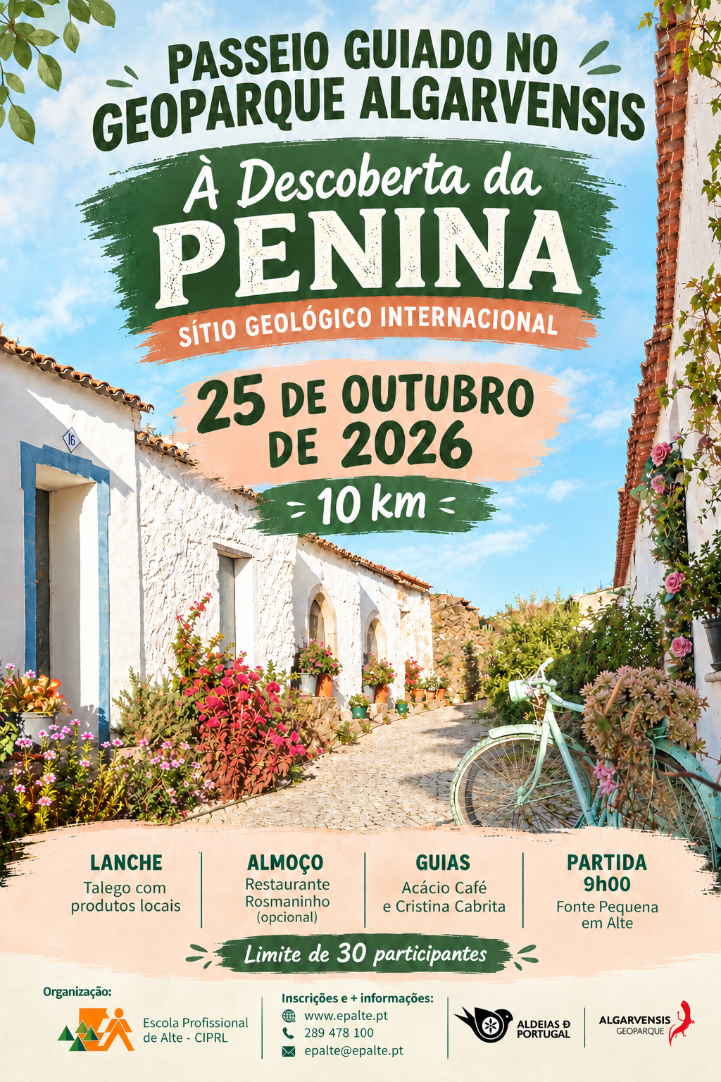 “À Descoberta da Penina - Passeio Pedestre Guiado no Geoparque Algarvensis” revela o território que está a conquistar reconhecimento mundial