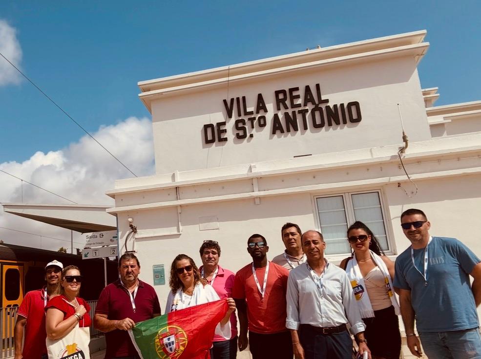 Deputados do CHEGA percorreram esta segunda-feira, 28 de setembro, a Linha do  Algarve e encontraram uma ferrovia desfasada das necessidades da região