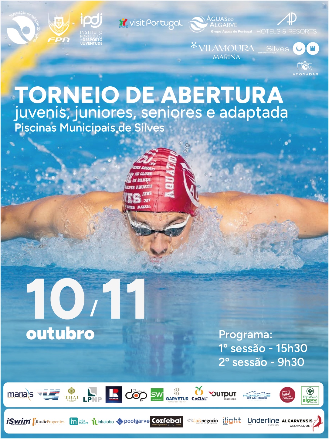 Torneio de Abertura dá início à época de Natação Pura com forte participação em Silves