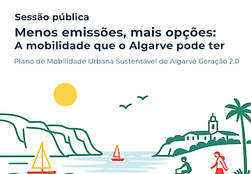 AMAL promove sessão pública “Menos emissões, mais opções: a mobilidade que o Algarve pode ter” | 13 de outubro