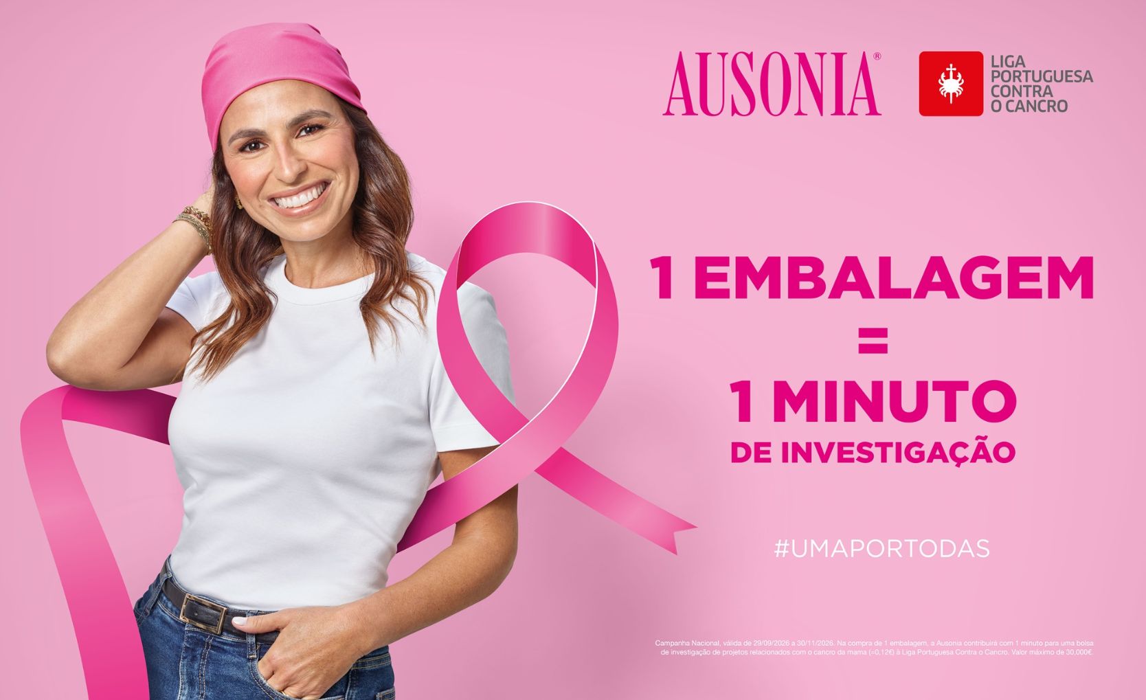 Ausonia e Liga Portuguesa Contra o Cancro lançam movimento