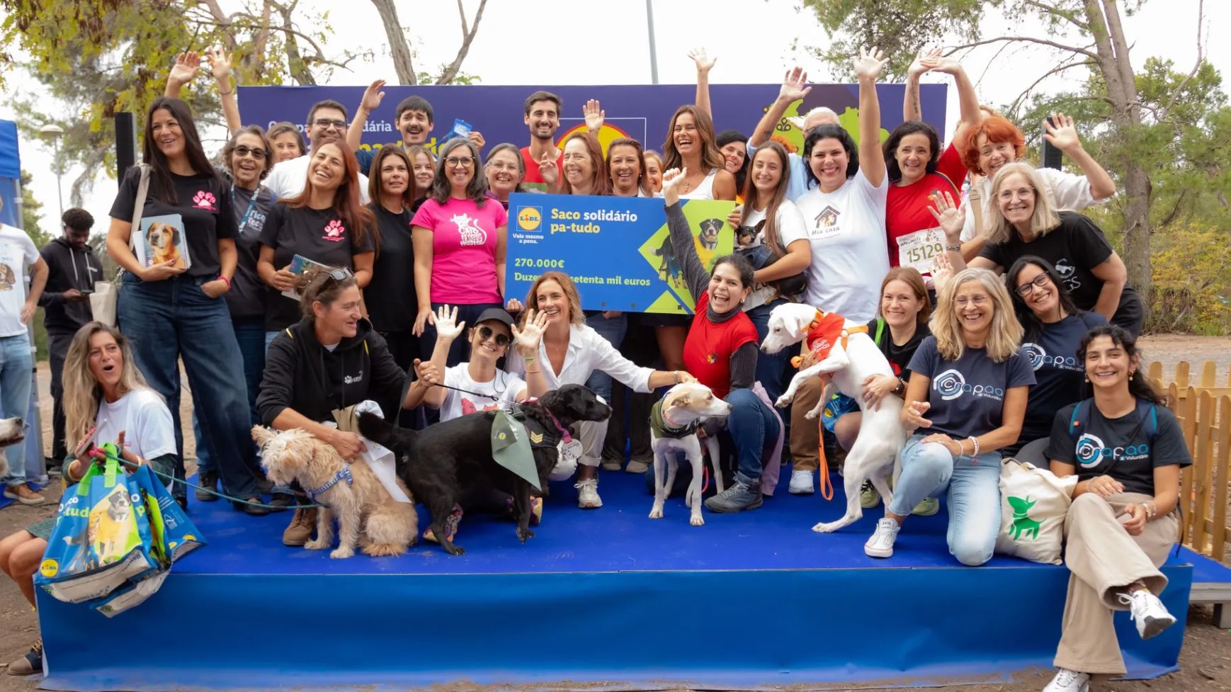 LIDL Portugal entrega 270 mil euros para apoiar mais de 12 300 animais em todo o país