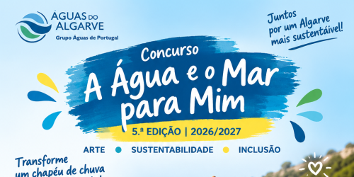 Águas do Algarve lança 5.ª edição do concurso “A Água e o Mar para Mim” e reforça compromisso com a inclusão social e a sustentabilidade