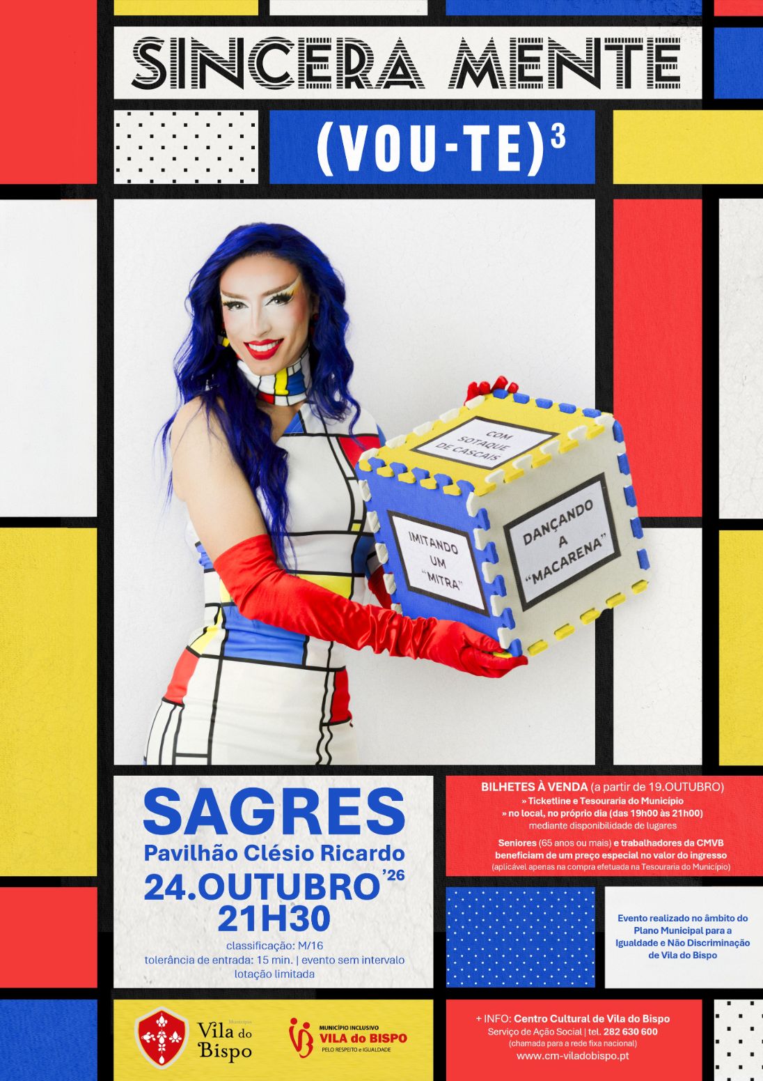 Sagres acolhe o espetáculo Vou-te³ de Sincera Mente