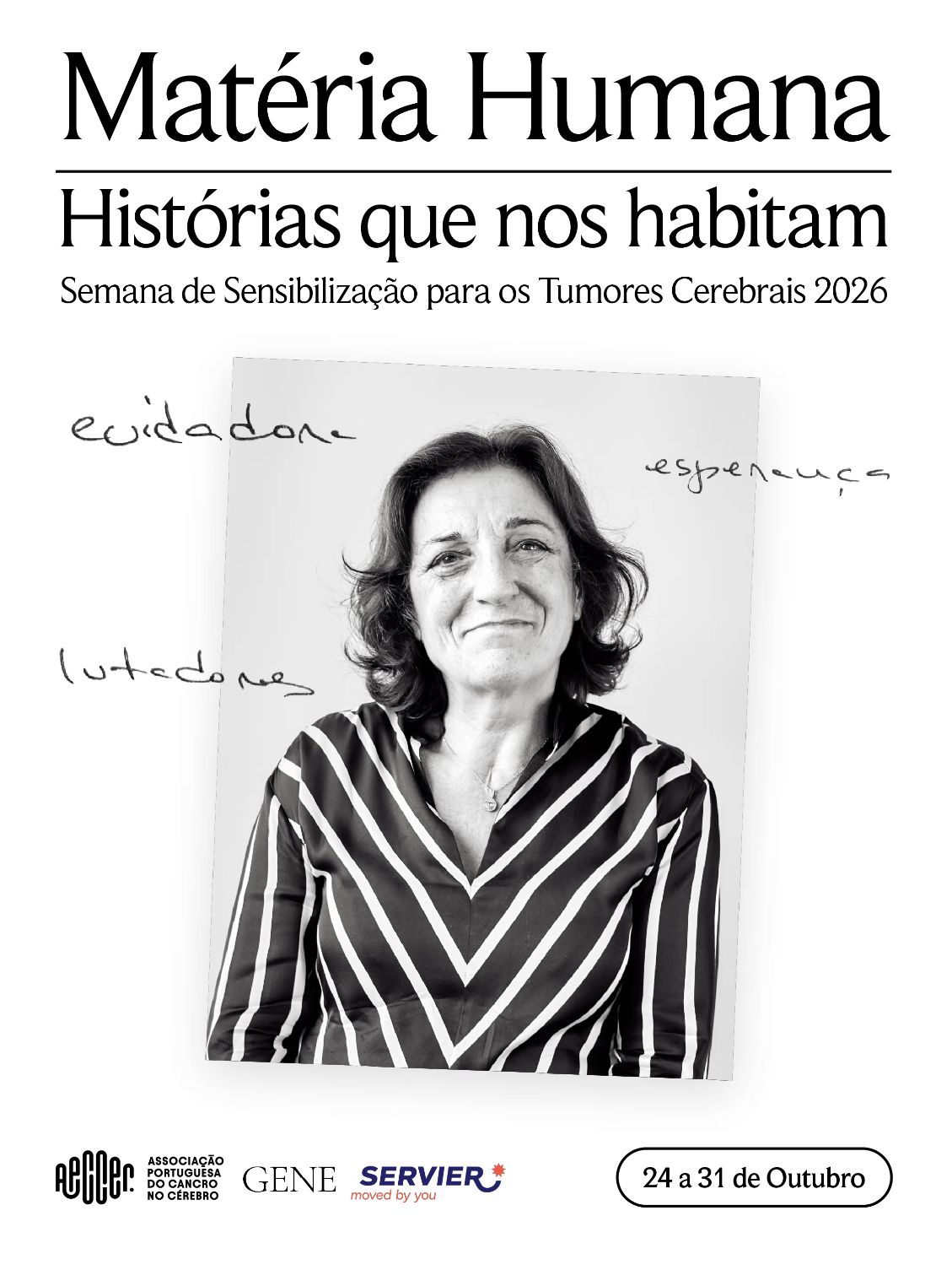 "MATÉRIA HUMANA": fotografia e testemunhos reais sensibilizam para o impacto dos tumores cerebrais