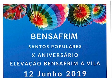 X aniversário da elevação de Bensafrim a Vila