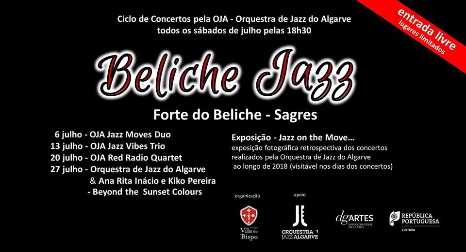 Desfrute de boa música Jazz ao pôr do sol no Forte do Beliche em Sagres