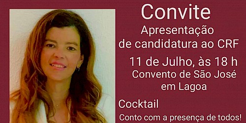 Carla Silva e Cunha, Advogada, com escritório em Portimão vai, apresentar candidatura ao Conselho Regional de Faro da Ordem dos Advogados