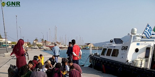 GNR resgata e detecta 85 migrantes na Grécia