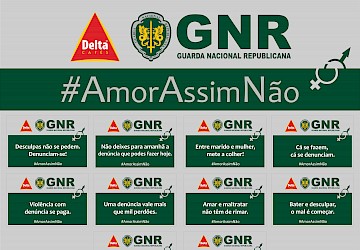 Campanha contra a Violência Doméstica - #AmorAssimNão