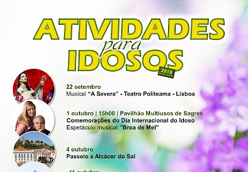 Actividades para Idosos 2019 no Concelho de Vila do Bispo