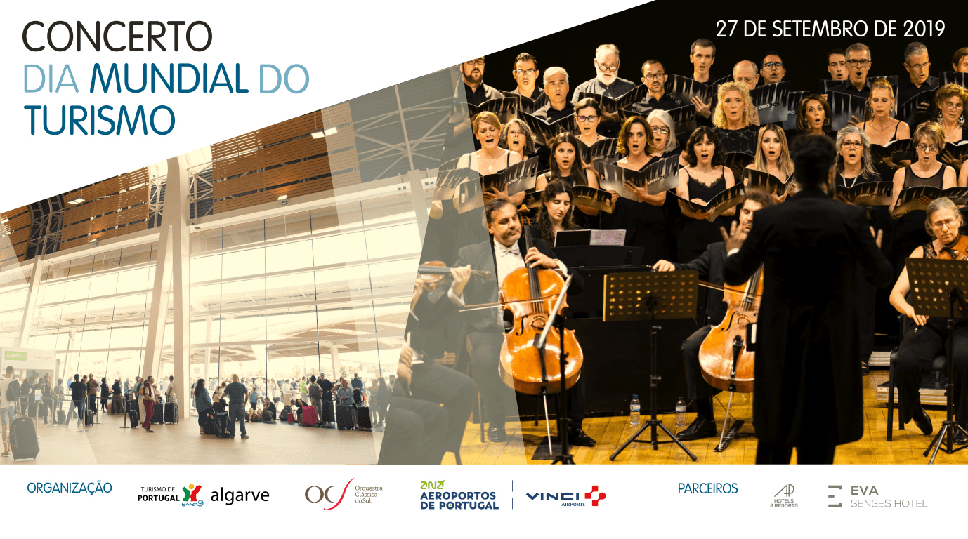 Algarve celebra dia mundial do turismo com concerto inédito no aeroporto de Faro