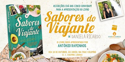António Raminhos apresenta "Sabores do Viajante" de Daniela Ricardo