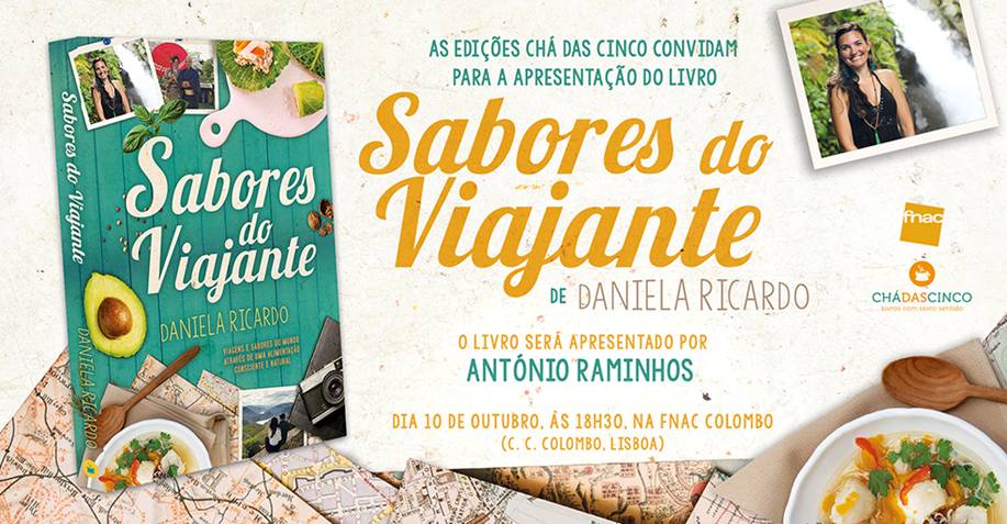 António Raminhos apresenta "Sabores do Viajante" de Daniela Ricardo