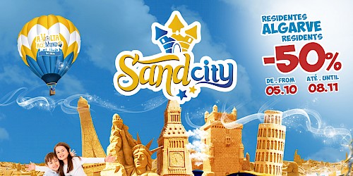 SandCity com 50% de desconto para residentes até 8 de novembro