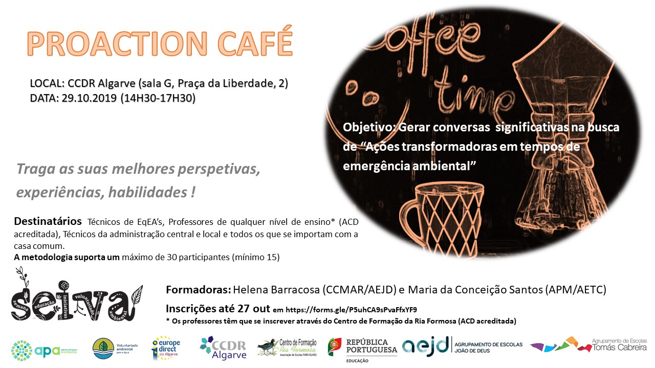 ProAction café reflecte Educação Ambiental