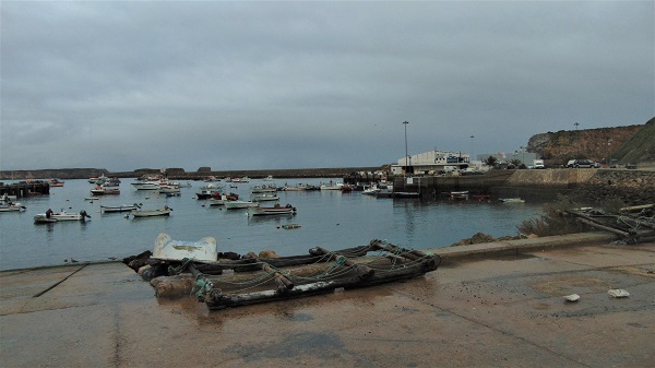 Reportagem no porto da Baleeira, em Sagres, onde os pescadores estão contra o novo projecto aquícola