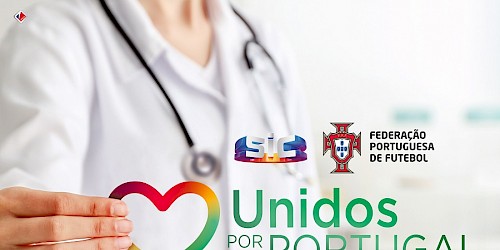 Os portugueses doaram quase 600 mil euros para compra de material hospitalar no âmbito da iniciativa da FPF e SIC