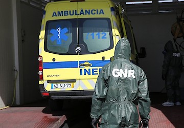 COVID-19: GNR descontaminou mais de 1000 ambulâncias e de 30 instalações