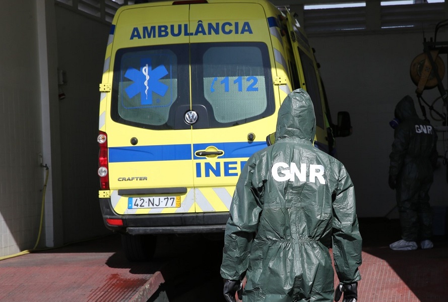 COVID-19: GNR descontaminou mais de 1000 ambulâncias e de 30 instalações