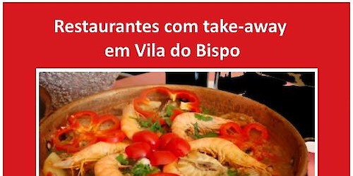 Restaurantes com serviço de take-away e entrega ao domicílio disponíveis no concelho de Vila do Bispo