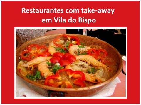 Restaurantes com serviço de take-away e entrega ao domicílio disponíveis no concelho de Vila do Bispo