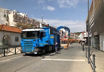 Obras de quase meio milhão de euros prosseguem no centro da cidade de Albufeira