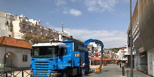 Obras de quase meio milhão de euros prosseguem no centro da cidade de Albufeira