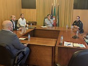 José Apolinário visita Vila do Bispo para reunião de articulação de resposta à pandemia - 1