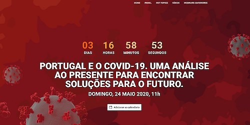 Painel de especialistas analisa o impacto da pandemia COVID-19 em Portugal e debate perspetivas para o futuro